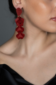 Ohrschmuck Weinrot UK573