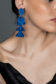 Ohrschmuck Marineblau UK573