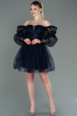 Partykleid Kurz Marineblau ABK1745