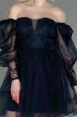 Partykleid Kurz Marineblau ABK1745