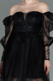 Partykleid Kurz Schwarz ABK1745