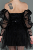 Partykleid Kurz Schwarz ABK1745