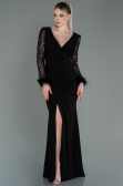 Abendkleid Lang Schwarz ABU3008