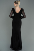 Abendkleid Lang Schwarz ABU3008