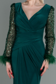 Abendkleid Lang Smaragdgrün ABU3008