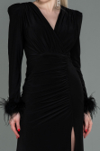 Abendkleid Lang Schwarz ABU2804