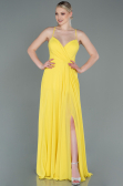 Abendkleid Lang Gelb ABU1305