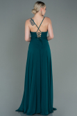 Abendkleid Lang Smaragdgrün ABU1305