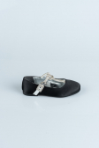 Kinderschuhe Satin Schwarz HR185