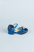 Kinderschuhe Schuppig Sächsischblau HR002