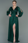 Smaragdgrün Abendkleid Lang ABU2905