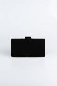 Abendtasche Wildleder Schwarz SH813
