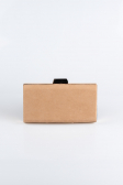 Abendtasche Wildleder Hautfarben SH813
