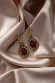 Gold-Rot Ohrschmuck UK527