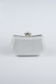 Abendtasche Silber SH812