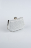 Abendtasche Silber SH812
