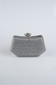 Abendtasche Platin SH812