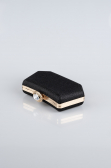 Abendtasche Schwarz-Gold SH812