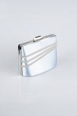 Abendtasche Satin Eisblau SH822