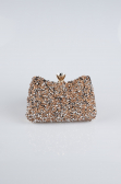 Abendtasche Steinbesetzt Rosa SH828