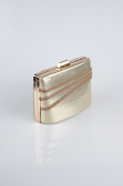 Abendtasche Verputz Gold SH822