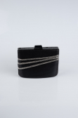 Abendtasche Verputz Schwarz SH822