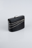 Abendtasche Verputz Schwarz SH822
