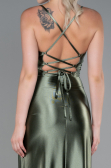Abschlusskleid Lang Khaki ABU3247