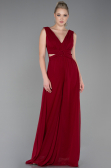 Weinrot Partykleid Chiffon ABT075