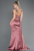 Zwiebelschale Abendkleid Satin Lang ABU2127