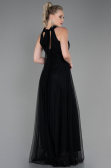 Abschlusskleid Lang Schwarz ABU3252