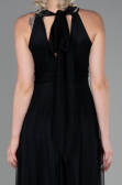 Abschlusskleid Lang Schwarz ABU3252