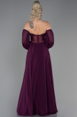 Abendkleid Lang Chiffon Kirschrot ABU3265