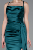 Abschlusskleid Lang Satin Smaragdgrün ABU3267