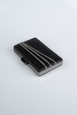 Schwarz Abendtasche Verputz SH819