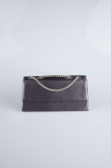 Abendtasche Satin Anthrazit SH818