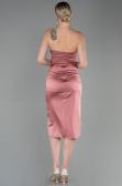 Partykleid Midi Satin Zwiebelschale ABK1845