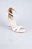 Party-Schuhe Leder Weiß ABD1952