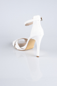 Party-Schuhe Leder Weiß ABD1952