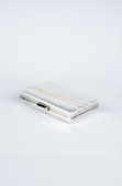 Silber Abendtasche Verputz SH819