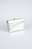 Silber Abendtasche Verputz SH819