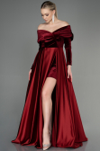 Abendkleid Lang Weinrot ABU2083
