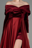 Abendkleid Lang Weinrot ABU2083