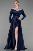 Abendkleid Lang Marineblau ABU2083