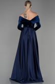 Abendkleid Lang Marineblau ABU2083