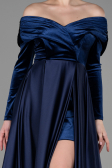 Abendkleid Lang Marineblau ABU2083