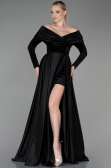 Abendkleid Lang Schwarz ABU2083