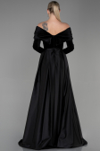 Abendkleid Lang Schwarz ABU2083