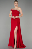 Abendkleid im Meerjungfrau-Stil Lang Rot ABU3324