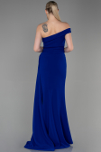 Abendkleid im Meerjungfrau-Stil Lang Sächsischblau ABU3324